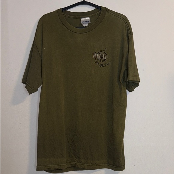 Wrangler Khaki Men's Short Sleeve Tee - Picture 1 of 11